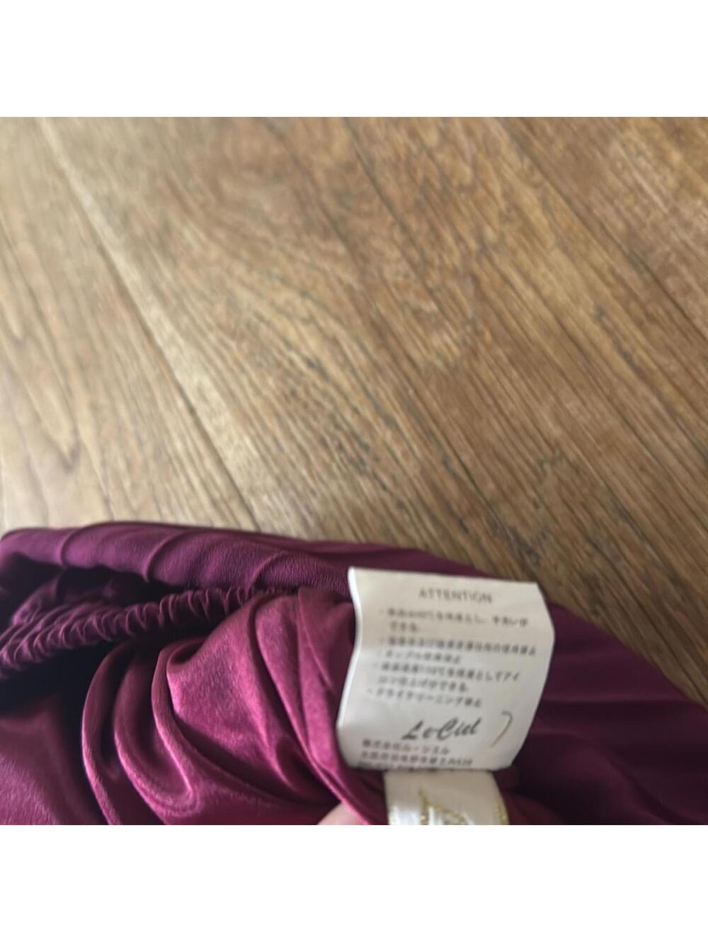 Elegant Pleated Purple Skirt by Le-Ciel size medium - Picture 6 of 6